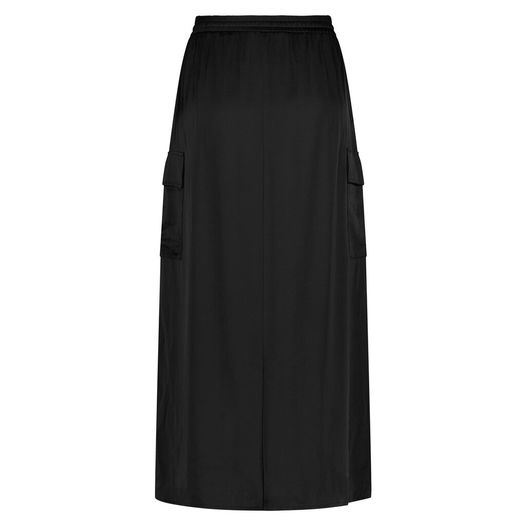 TRAMONTANA TRAMONTANA 25E JUPE CARGO SATIN NOIR