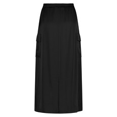 TRAMONTANA TRAMONTANA 25E JUPE CARGO SATIN NOIR