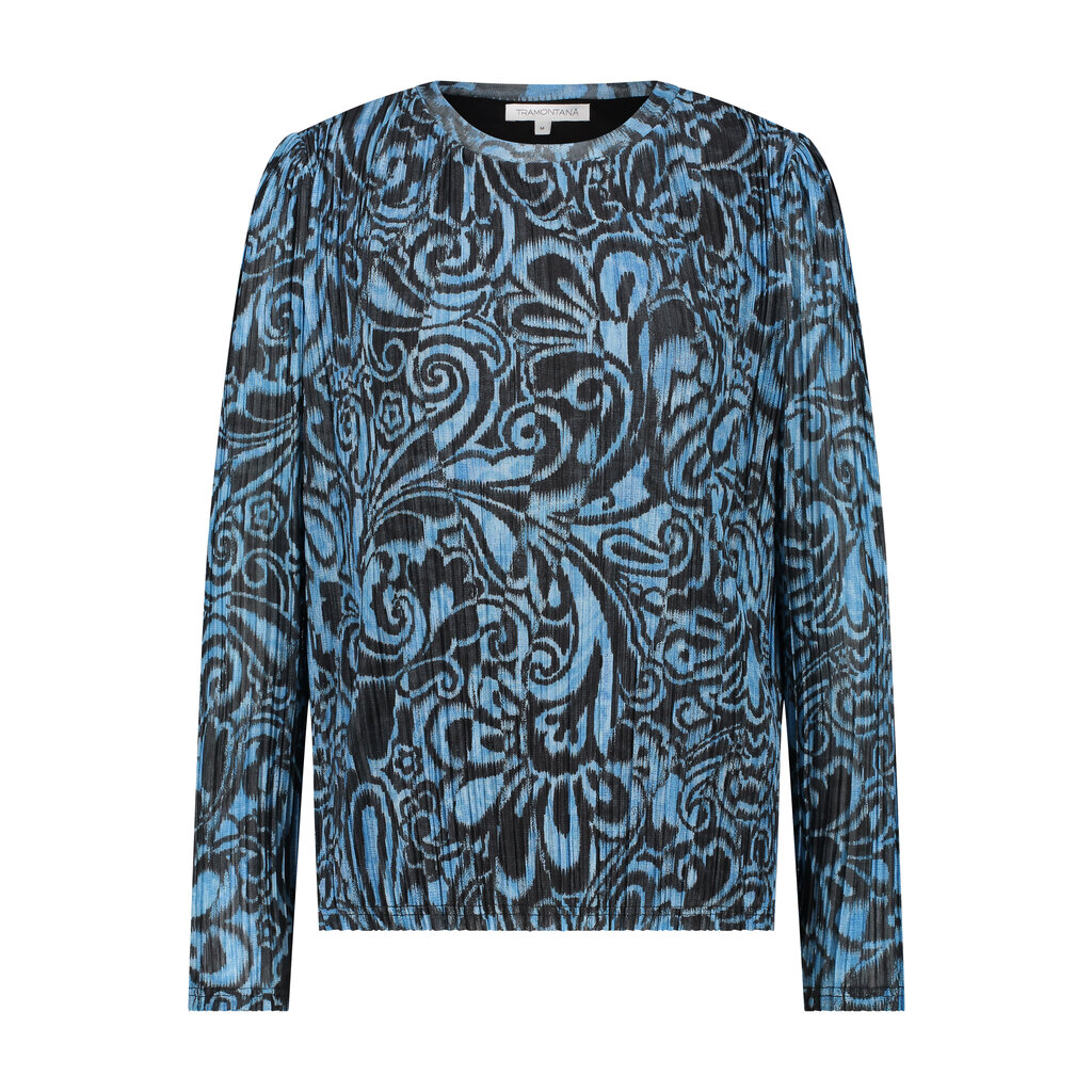 TRAMONTANA TRAMONTANA 25E HAUT MESH PAISLEY BLOSSOM BLEU
