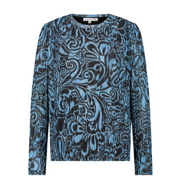 TRAMONTANA TRAMONTANA 25E HAUT MESH PAISLEY BLOSSOM BLEU