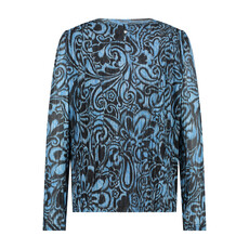 TRAMONTANA TRAMONTANA 25E HAUT MESH PAISLEY BLOSSOM BLEU