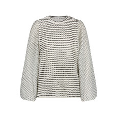 TRAMONTANA TRAMONTANA 25E HAUT POIS ET RAYURES OFFWHITE