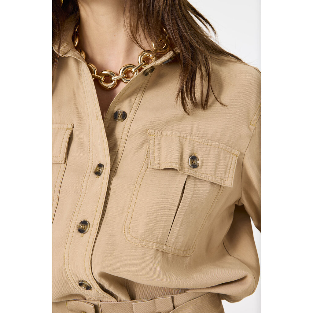 GARCIA GARCIA 25E SHIRT GOLDEN TAN