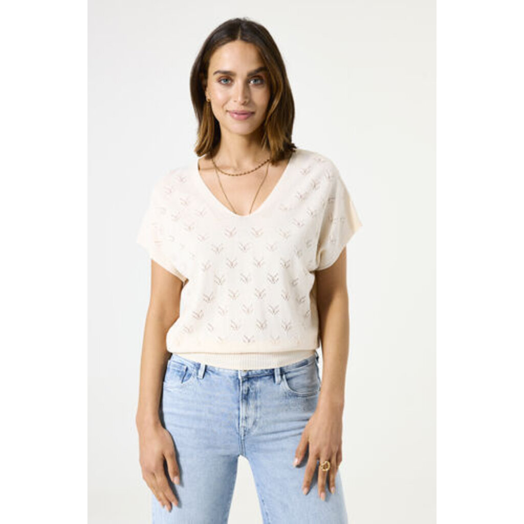 GARCIA GARCIA C50243 TOP TRICOT WHITECAP
