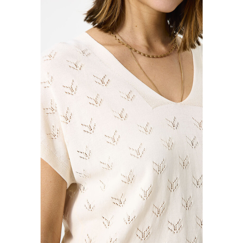 GARCIA GARCIA C50243 TOP TRICOT WHITECAP