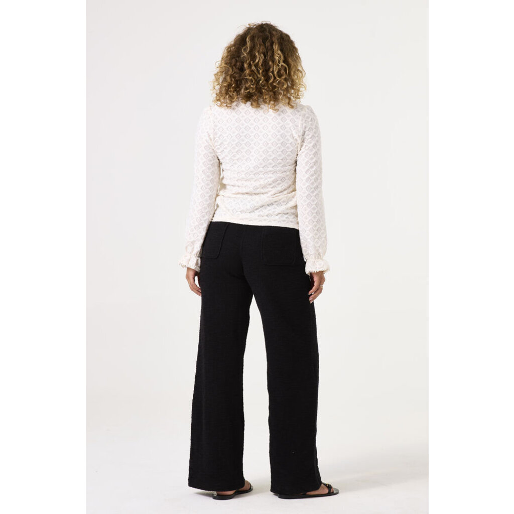 GARCIA GARCIA B50036 BLOUSE M LONGUES DENTELLE ECRU