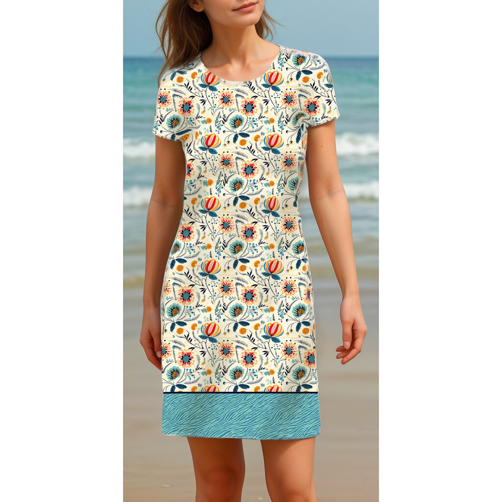 MISS VERSA MISS VERSA 25E ROBE PARKER FLEURS MULTI