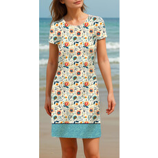 MISS VERSA MISS VERSA 25E ROBE PARKER FLEURS MULTI