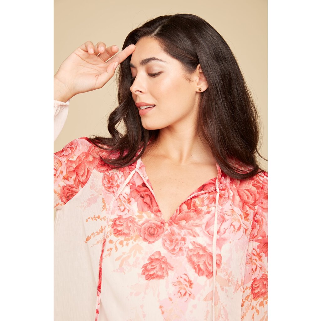 RENUAR RENUAR 25E BLOUSE ROSETTE COMBO