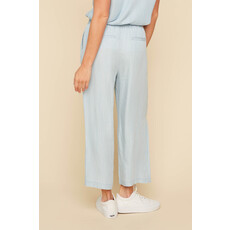 RENUAR RENUAR 25E PANTALON CROP RAYE CHAMBRAY