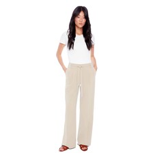 I LOVE TYLER MADISON TYLER MADISON 256007 PANTALON EVASE CEINTURE FAWN
