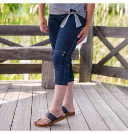 RIEN NE SE PERD TOUT SE CREE RIEN NE SE PERD CAPRI LINDY BLEU DENIM