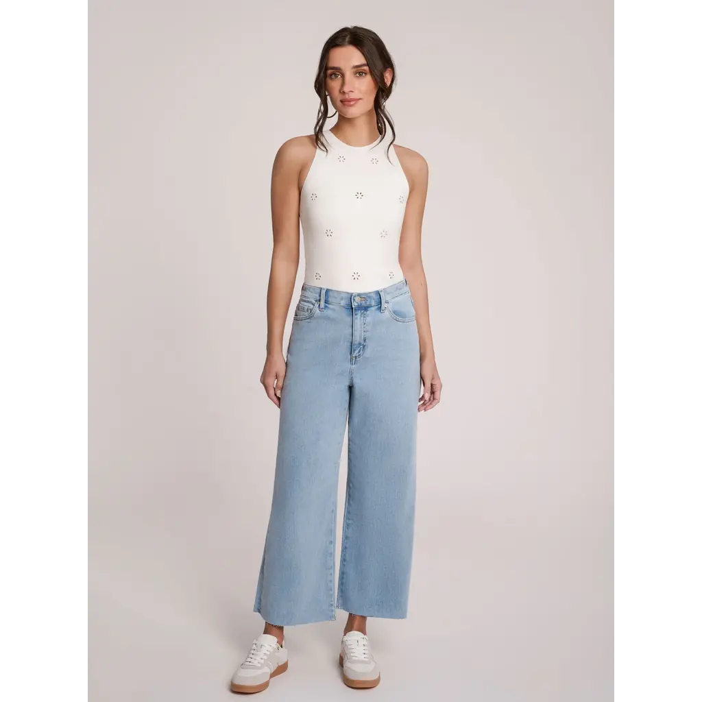 YOGA JEANS YOGA JEANS 2757 LILY WIDE HIGH RISE 25'' CRISP WIND