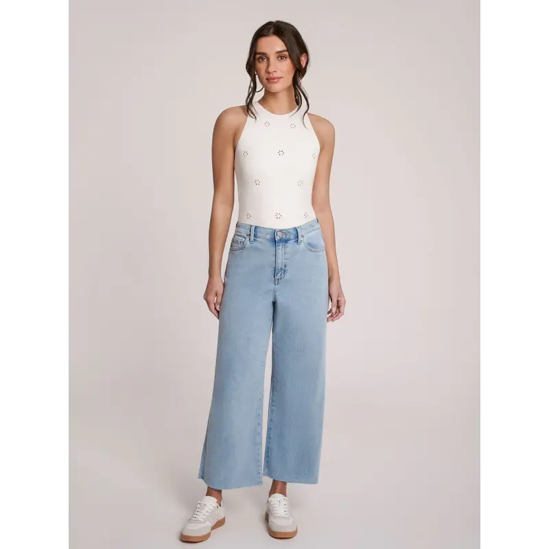 YOGA JEANS YOGA JEANS 2757 LILY WIDE HIGH RISE 25'' CRISP WIND