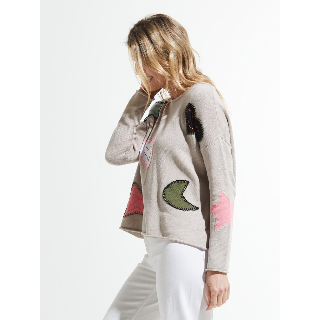 ZAKET AND PLOVER ZAKET AND PLOVER TO THE MOON SWEATER PUTTY