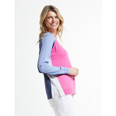 ZAK AND PLOVER BASEBALL SWEATER CANDY