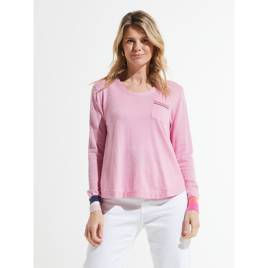 ZAK AND PLOVER POCKET DETAIL SWEATER FONDANT