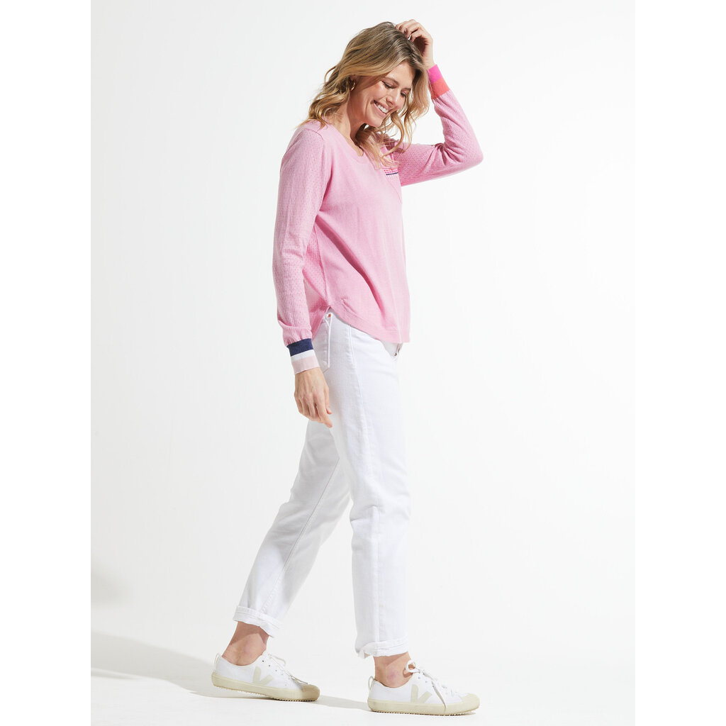 ZAK AND PLOVER POCKET DETAIL SWEATER FONDANT