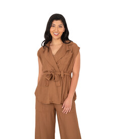 M MADE IN ITALY M MADE IN ITALY 32/4683W JACKET S MANCHES HAZELNUT