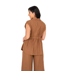 M MADE IN ITALY M MADE IN ITALY 32/4683W JACKET S MANCHES HAZELNUT