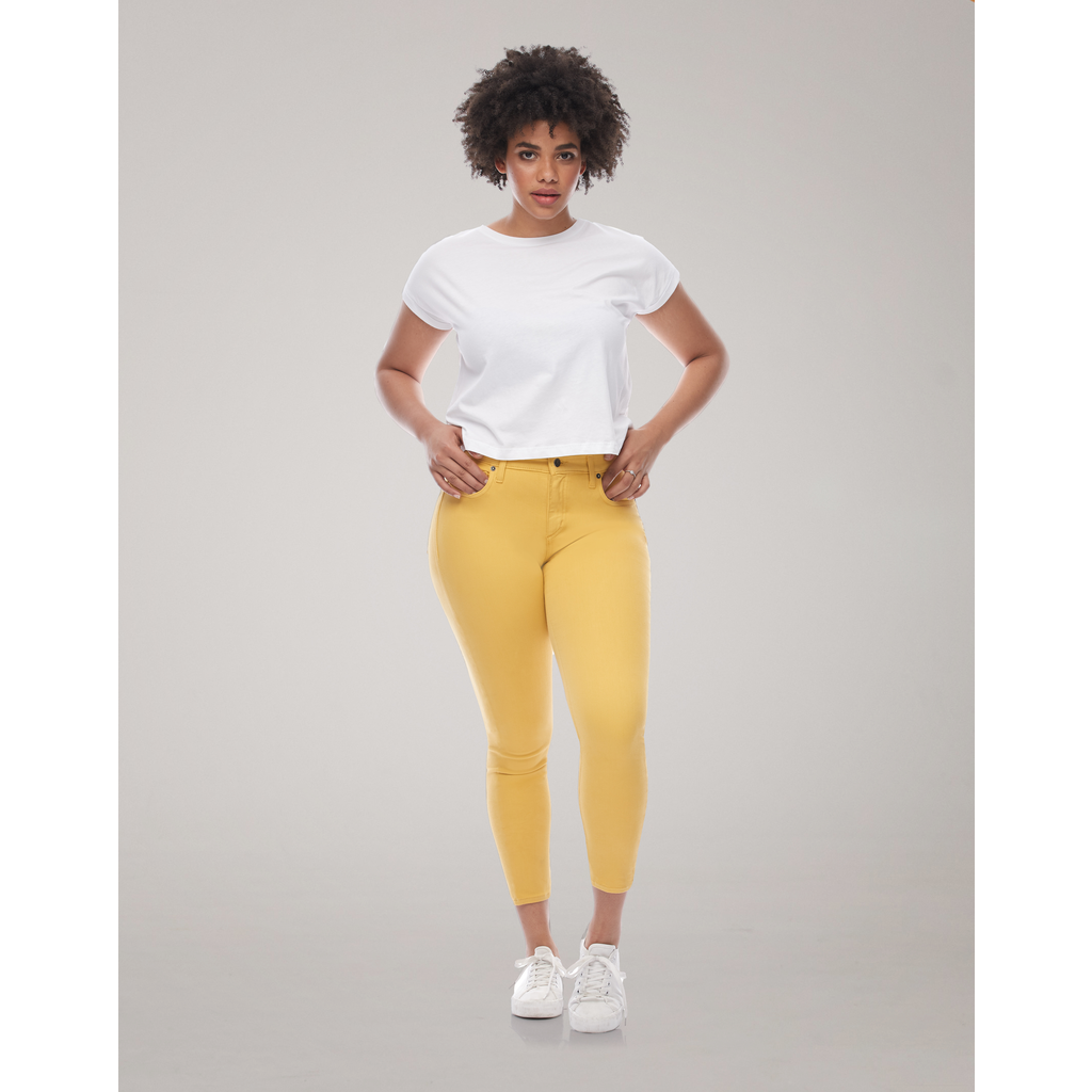 YOGA JEANS YOGA JEANS RACHEL SKINNY CLASSIC RISE SUNSHINE
