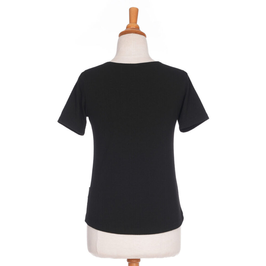 RIEN NE SE PERD TOUT SE CREE RIEN NE SE PERD 25E TSHIRT BE-BOP NOIR