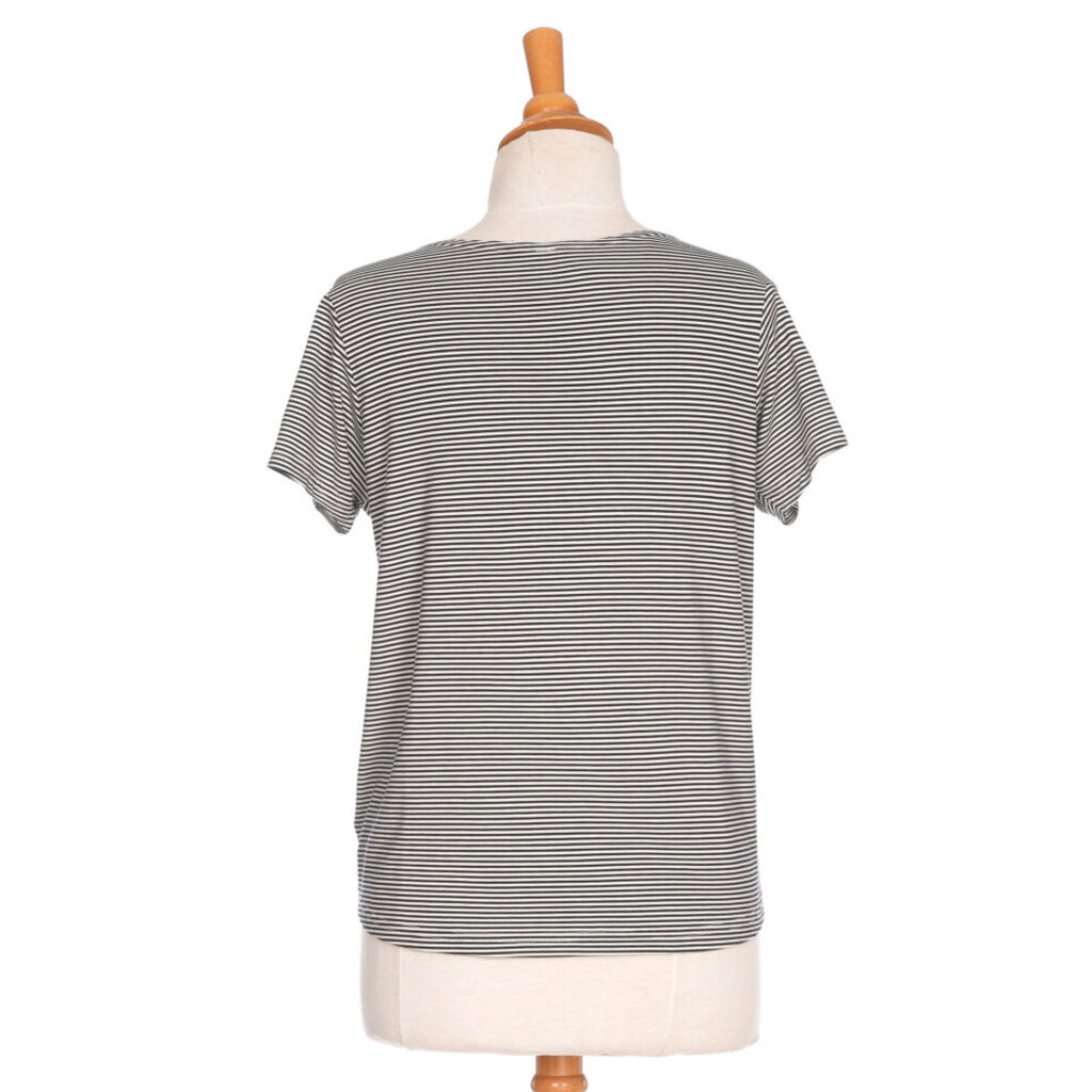 RIEN NE SE PERD TOUT SE CREE RIEN NE SE PERD 25E TSHIRT MODERNE RAYE MARINE/BLANC