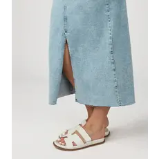 LOLA JEANS LOLA JEANS HIGH RISE MAXI JUPE HALSTON VINTAGE ICE BLUE