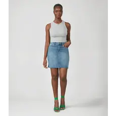 LOLA JEANS LOLA JEANS HIGH RISE MINI JUPE MADDY MORNING DAY LIGHT