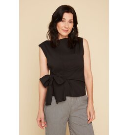 RENUAR RENUAR 25E TOP S MANCHES NOEUD NOIR