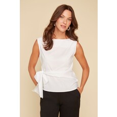 RENUAR RENUAR 25E TOP S MANCHES NOEUD BLANC