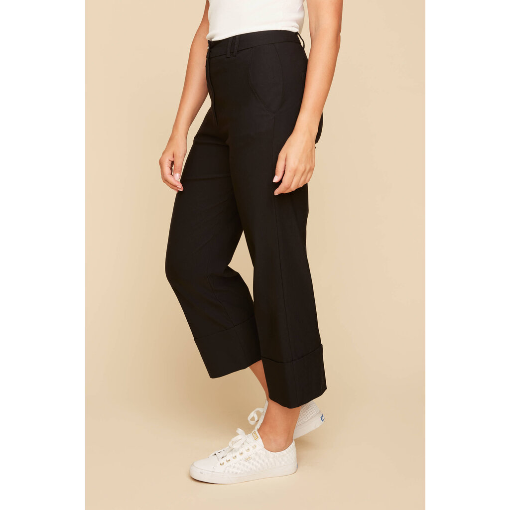 RENUAR RENUAR 25E PANTALON CROP NOIR