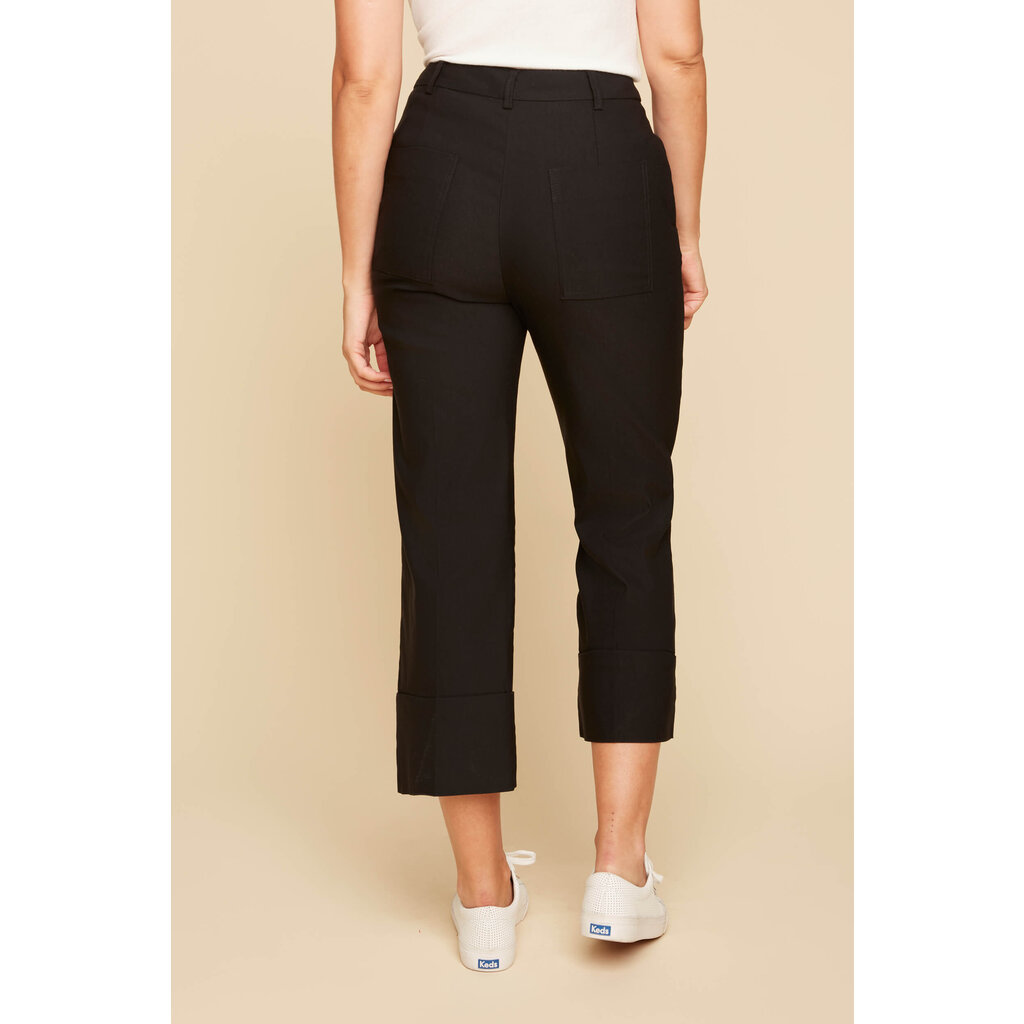 RENUAR RENUAR 25E PANTALON CROP NOIR