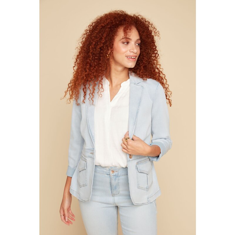 RENUAR RENUAR 25E JACKET JEANS BLEACHED WASH