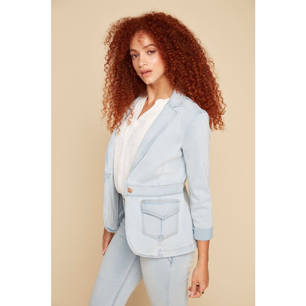 RENUAR RENUAR 25E JACKET JEANS BLEACHED WASH