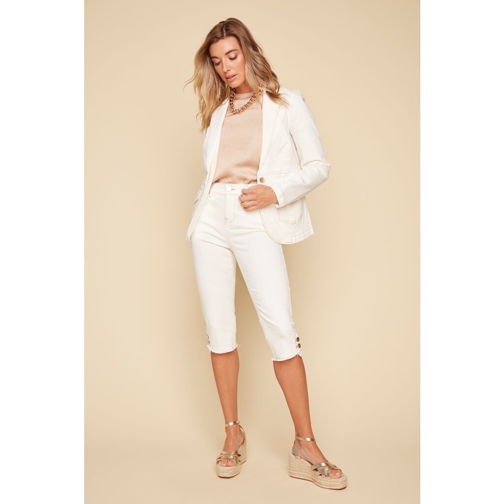 RENUAR RENUAR 25E JACKET JEANS BLANC