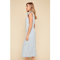 RENUAR RENUAR 25E ROBE S MANCHES JEANS BLEACHED WASH