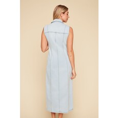 RENUAR RENUAR 25E ROBE S MANCHES JEANS BLEACHED WASH