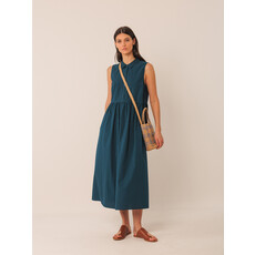 INDI AND COLD INDI AND COLD 25E ROBE CHEMISE S MANCHES POPELINE MARINE