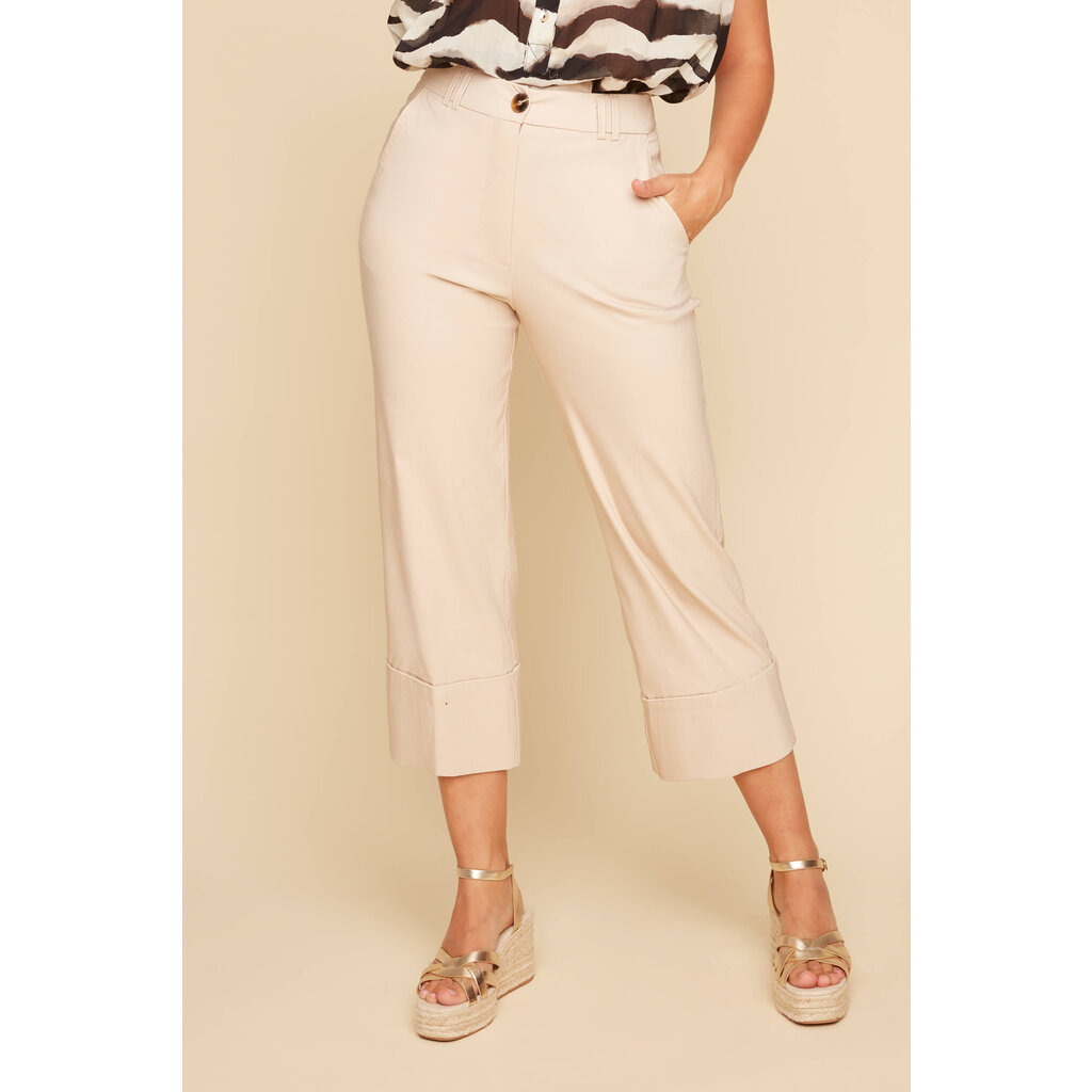 RENUAR RENUAR 25E PANTALON CROP CASHEW