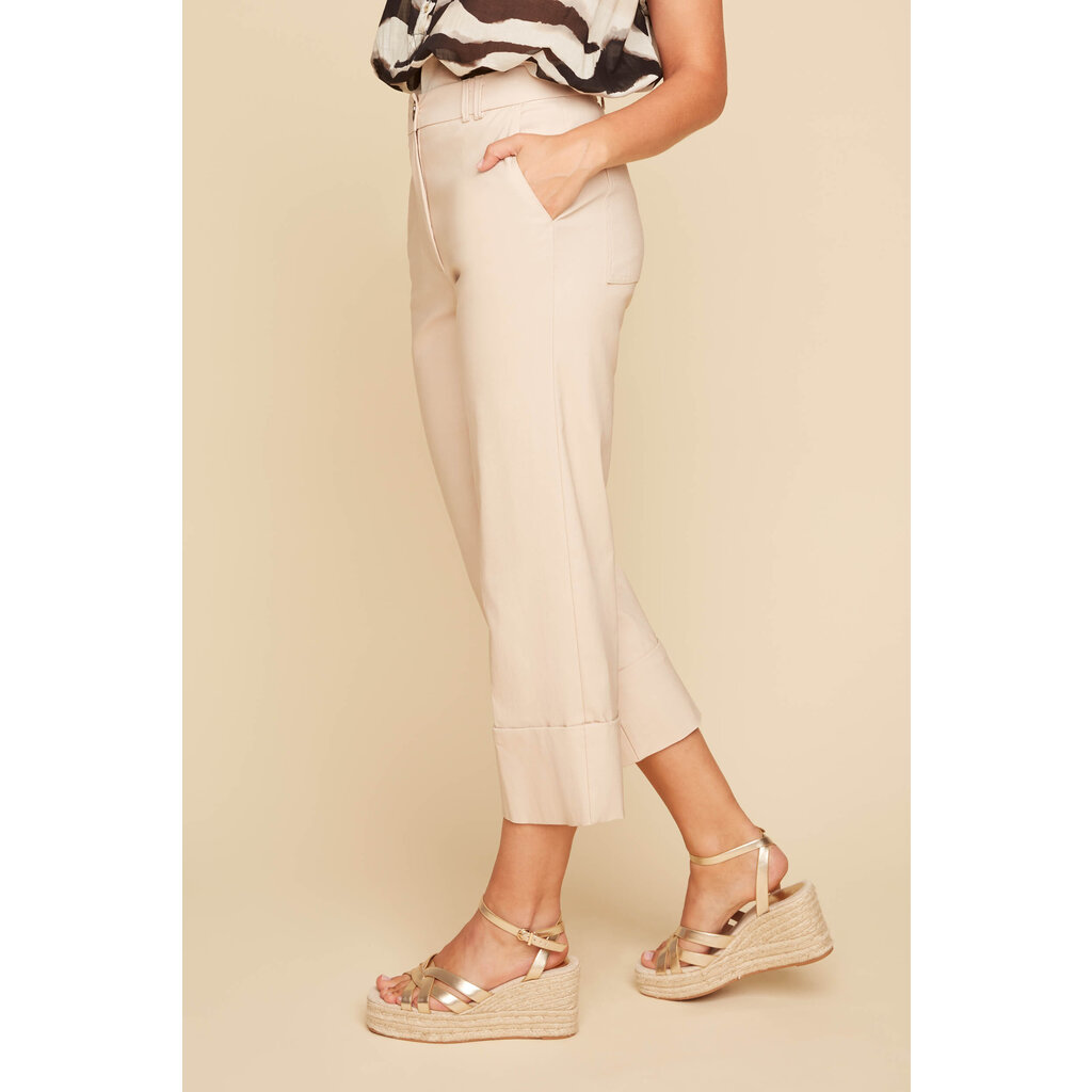 RENUAR RENUAR 25E PANTALON CROP CASHEW