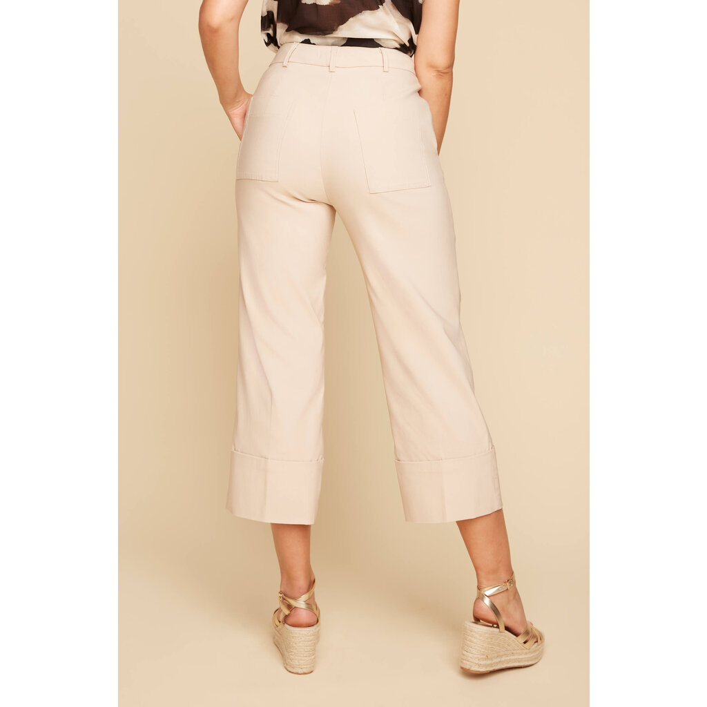 RENUAR RENUAR 25E PANTALON CROP CASHEW