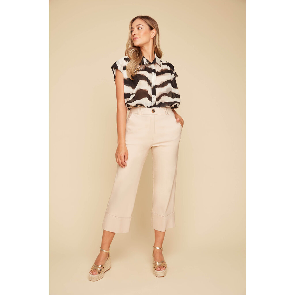 RENUAR RENUAR 25E PANTALON CROP CASHEW