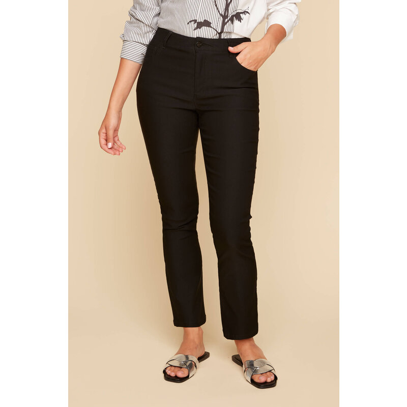 RENUAR RENUAR 25E PANTALON SLIM NOIR
