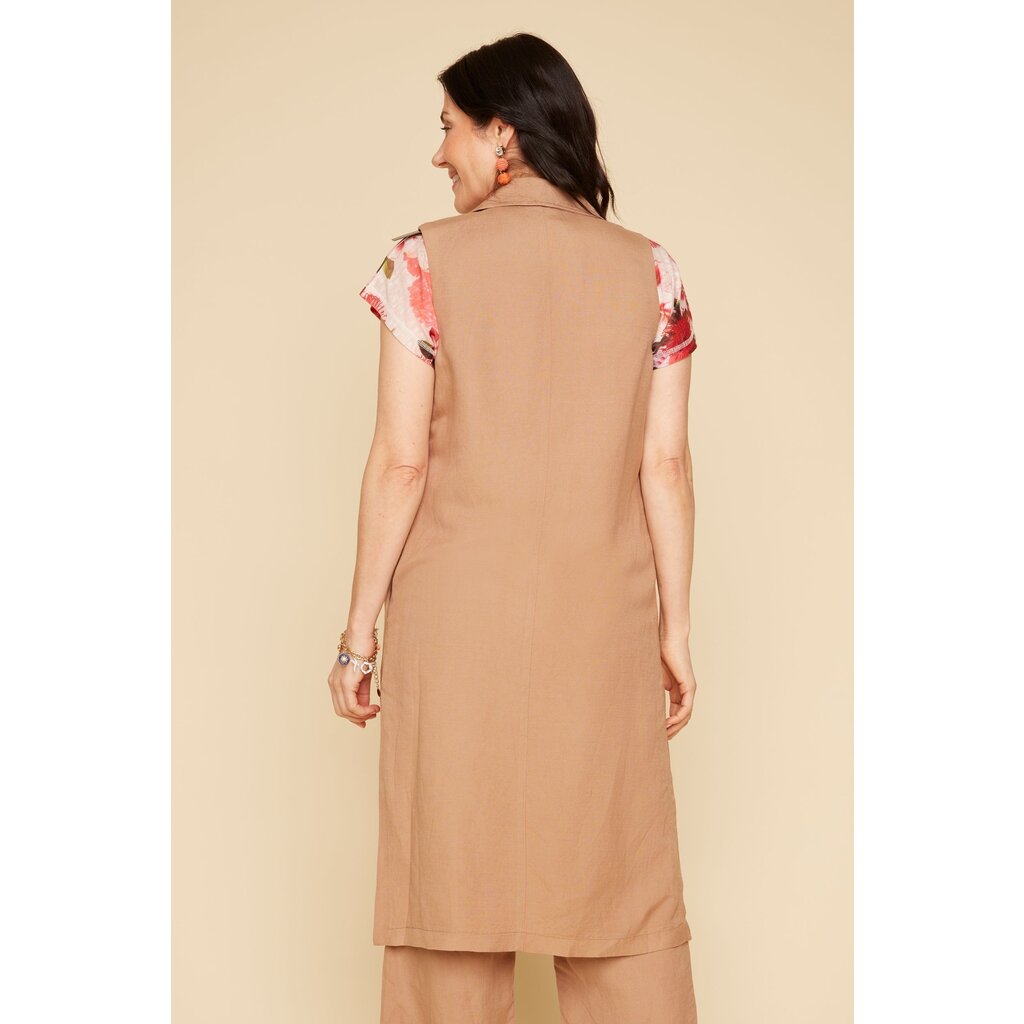 RENUAR RENUAR 25E ROBE CHEMISE S MANCHES TAN