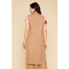 RENUAR RENUAR 25E ROBE CHEMISE S MANCHES TAN