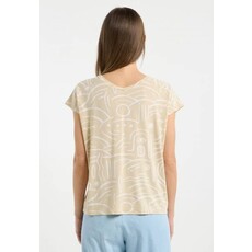 RAGWEAR RAGWEAR 25E TOP GRATEEN PRINT BEIGE