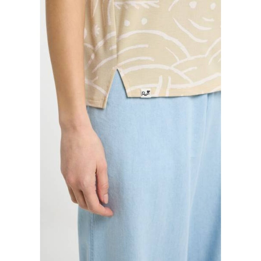 RAGWEAR RAGWEAR 25E TOP GRATEEN PRINT BEIGE