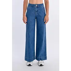 MOLLY BRACKEN MOLLY BRACKEN 25E JEANS EVASE BLEU DENIM