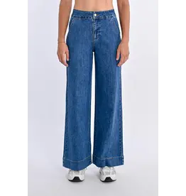 MOLLY BRACKEN MOLLY BRACKEN 25E JEANS EVASE BLEU DENIM